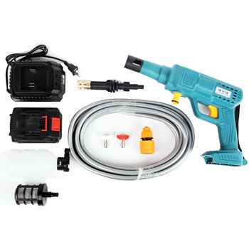 Kang shi neng Безжичен автомобилен измивател с алуминиева глава за пръскане и пластмасова дръжка, водно налягане 0.8 zhapa, разстояние на пръскане 10