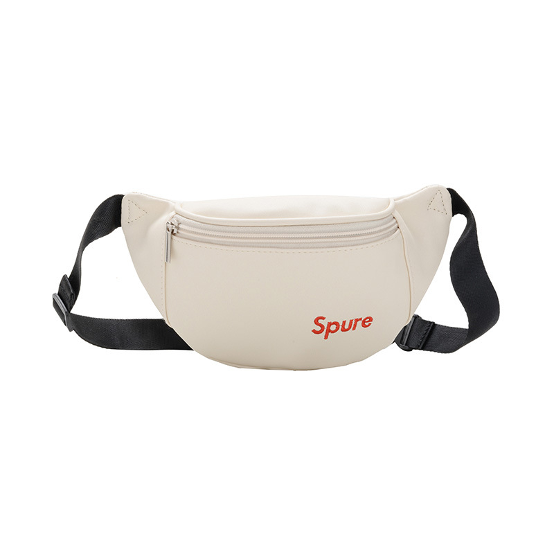 Unisex torbica preko ramena za vrtić s motivom slova, PU materijal, prozračna podstava, svakodnevna uporaba