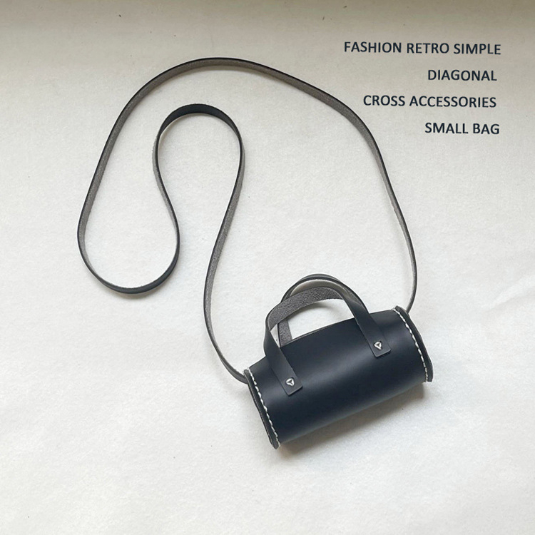 Dječja crossbody torba, PU materijal, ručno šivana, za djecu u predšolskoj dobi, zapadni stil