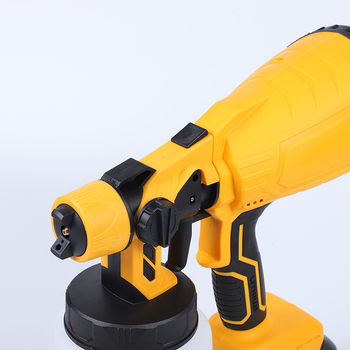 Cloud Whale Електрически пистолет за пръскане с високо налягане, с разглобяема литиева батерия, за автомобилна латексова боя, презареждащ се