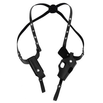 Toc de pistol ambidextru universal pentru utilizare în exterior – Material PU, Brand TJZ, Unisex