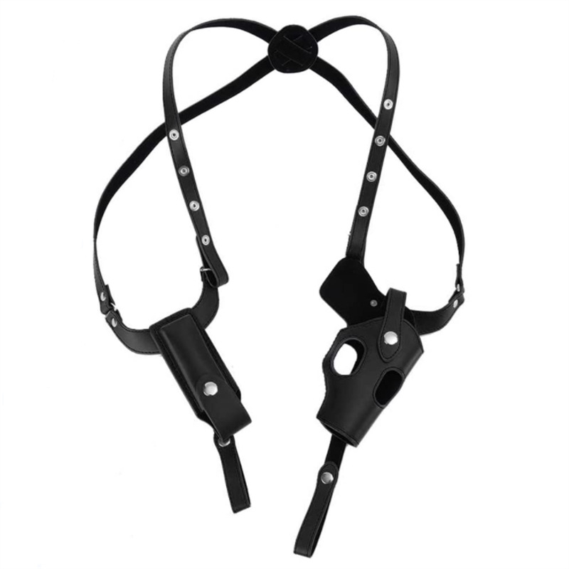 Toc de pistol ambidextru universal pentru utilizare în exterior – Material PU, Brand TJZ, Unisex