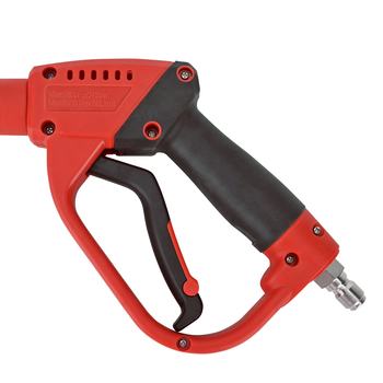 Професионален мияч под високо налягане за автомобили, 345 bar / 5000 psi, глава на пистолета: пластмаса/стомана/месинг, дръжка: инженерни пластмаси, разстояние на пръскане: 5 м