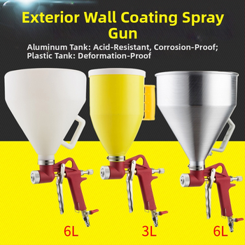 Pistol pneumatic de pulverizare cu capacitate mare – all-in-one pentru ciment, mortar și vopsea