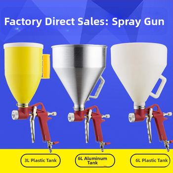 Pistol pneumatic de pulverizare cu capacitate mare – all-in-one pentru ciment, mortar și vopsea