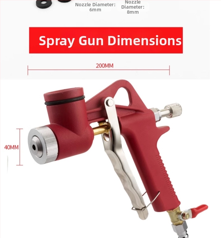 Pistol pneumatic de pulverizare cu capacitate mare – all-in-one pentru ciment, mortar și vopsea