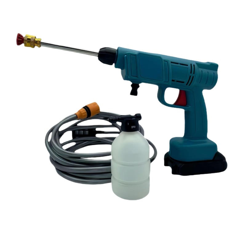 Pistol de spălat auto fără fir, cu baterie litiu, încărcare wireless – mâner PP; potrivit pentru mașină, curte și grădină