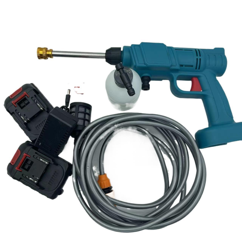 Pistol de spălat auto fără fir, cu baterie litiu, încărcare wireless – mâner PP; potrivit pentru mașină, curte și grădină