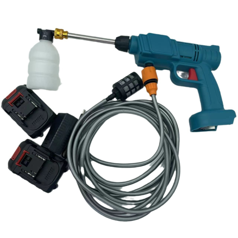 Pistol de spălat auto fără fir, cu baterie litiu, încărcare wireless – mâner PP; potrivit pentru mașină, curte și grădină