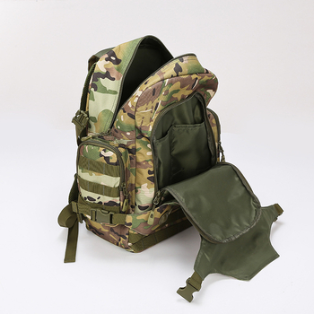 Vodootporan taktički ruksak za outdoor aktivnosti, unisex, vojni stil, Oxford platno, prozračan i otporan na habanje