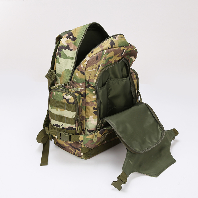 Vodootporan taktički ruksak za outdoor aktivnosti, unisex, vojni stil, Oxford platno, prozračan i otporan na habanje