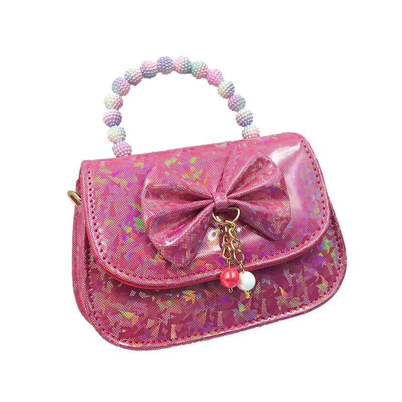 Dječja PU kožna crossbody torbica s mašnicom – sladak dječji stil za dnevnu uporabu