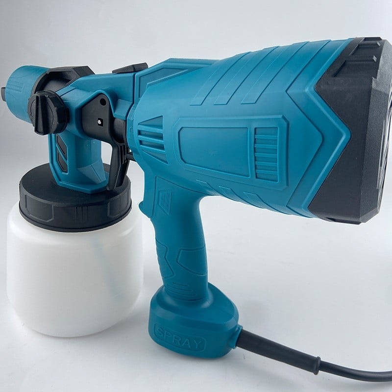 Prijenosni visokoučinkoviti pištolj za dezinfekcijska rješenja i vodotopne lateks boje, mrežno napajanje, nominalno napajanje 21V, pogodan za kućne renovacije