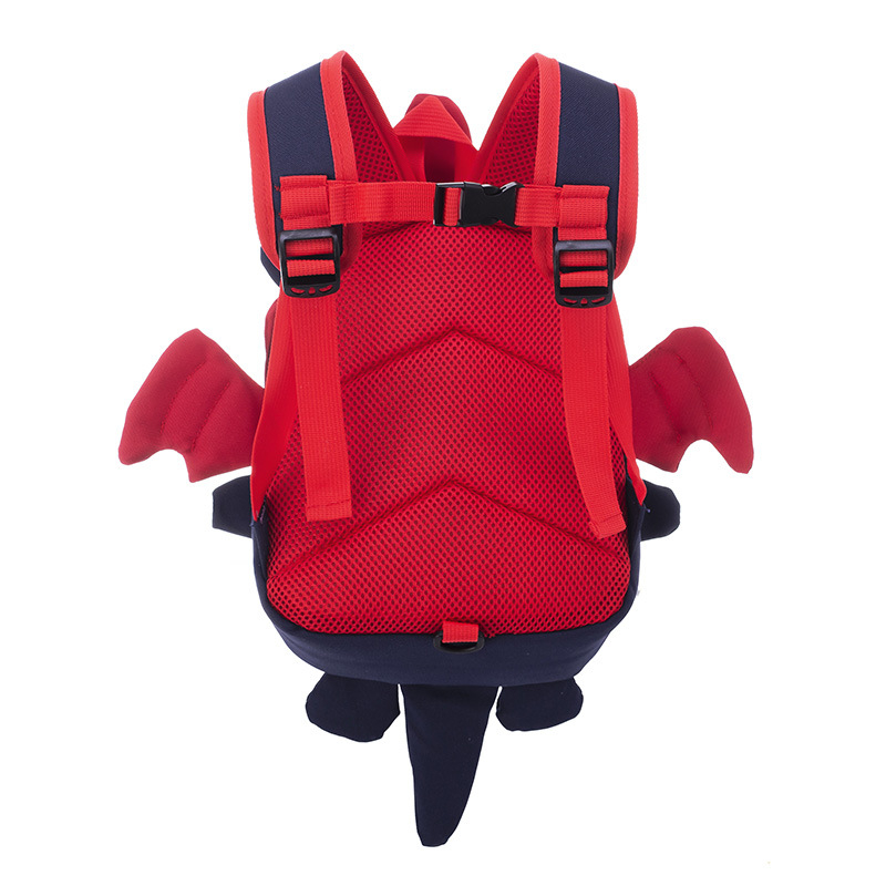 Σακίδιο για νήπια με λουρί αποφυγής απώλειας – νάιλον, αναπνεύσιμ, σχέδιο ζώων, χαριτωμένο στυλ, εκτύπωση κατά παραγγελία