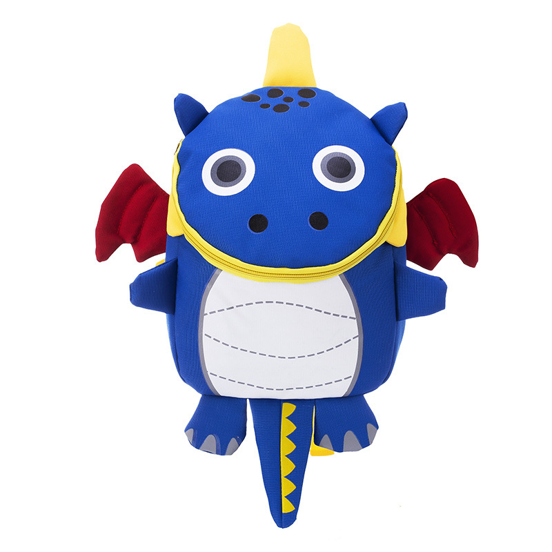 Σακίδιο για νήπια με λουρί αποφυγής απώλειας – νάιλον, αναπνεύσιμ, σχέδιο ζώων, χαριτωμένο στυλ, εκτύπωση κατά παραγγελία