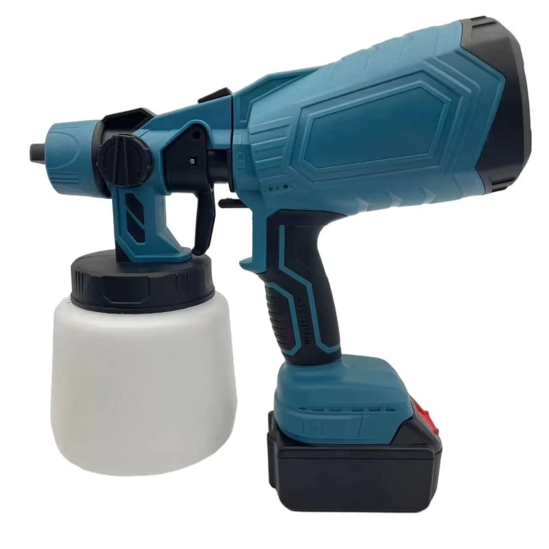 Безжична електрическа пръскачка за боядисване с високо налягане, преносима литиева батерия
