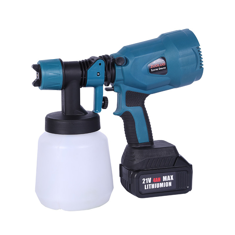 Zorro 21V litij-ionski električni sprej pištolj za latex boje — prijenosni kućni sprej za zidove i površine automobila