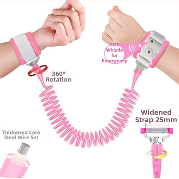 Detský bezpečnostný náramok s ťahacou šnúrou proti strate, Značka: Unique, Materiál: Other, Dovoz: Nie, Vek: Iný