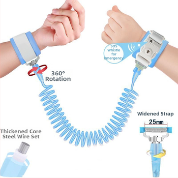 Detský bezpečnostný náramok s ťahacou šnúrou proti strate, Značka: Unique, Materiál: Other, Dovoz: Nie, Vek: Iný