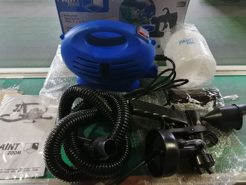 Automatski električni pištolj za prskanje, 650W, mlaznica 2,8–3 mm, model ZFDQ-PQ-650, domet prskanja 1000 mm, protok 800