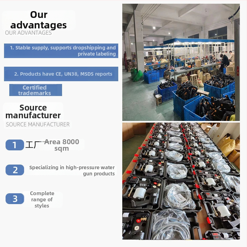 Prenosný bezdrôtový vysokotlaký čistič áut – ST-2, 50 bar, dosah postreku 6–8 m, Li-batéria, plast + nerezová oceľ