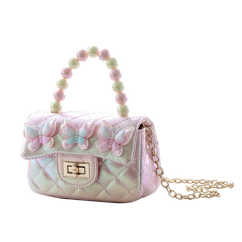 Šarena dječja crossbody torba s leptirovim motivom, slatka i svestrana za djevojčice