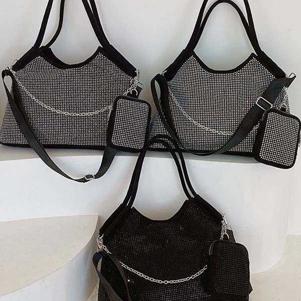 Ženska PU Tote torba, street trend stil, okomiti kvadratni oblik, zatvarač na zip