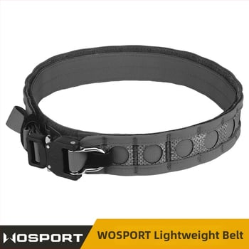 WOSPORT Viegls taktiska josta ar ātru atbrīvošanu, metāla sprādze, dubultslāņa neilons