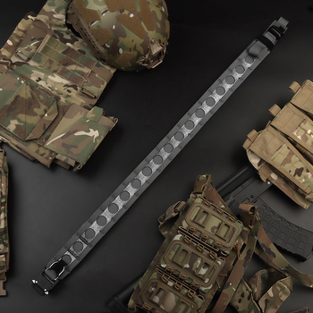 WOSPORT Viegls taktiska josta ar ātru atbrīvošanu, metāla sprādze, dubultslāņa neilons