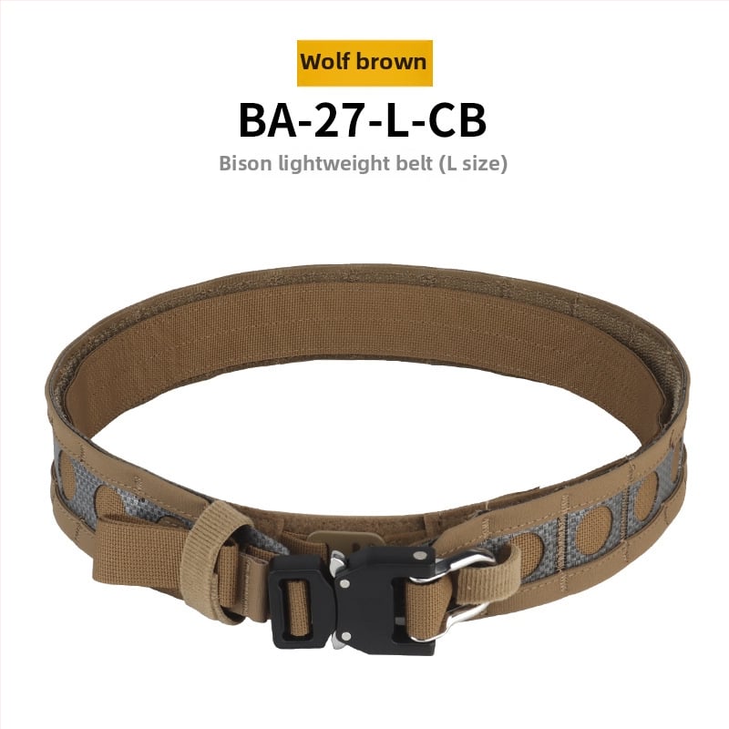 WOSPORT Viegls taktiska josta ar ātru atbrīvošanu, metāla sprādze, dubultslāņa neilons