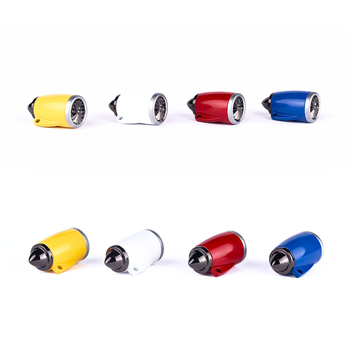 WEI YI metalni privjesak za ključeve s rotirajućim turbofan motorom, moderan minimalistički dizajn