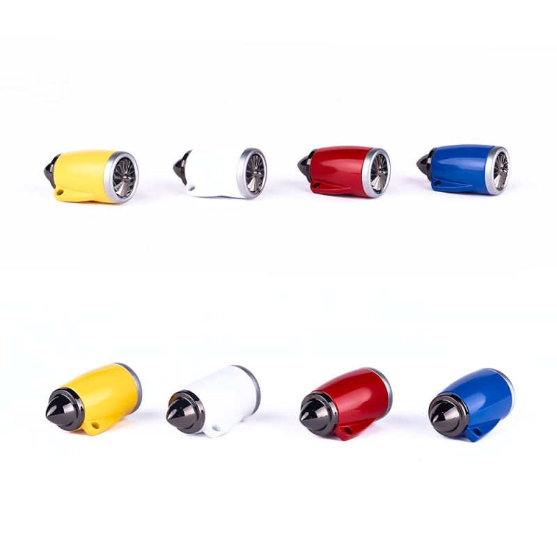 WEI YI metalni privjesak za ključeve s rotirajućim turbofan motorom, moderan minimalistički dizajn