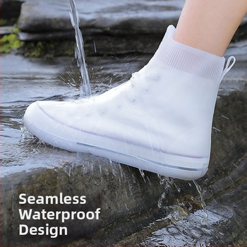 Покривала за обувки против дъжд и сняг, антихлъзгави, водоустойчиви, дебелени и износоустойчиви, материал: TPE, унисекс