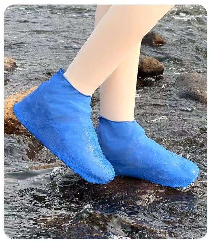 Покривала за обувки против дъжд и сняг, антихлъзгави, водоустойчиви, дебелени и износоустойчиви, материал: TPE, унисекс