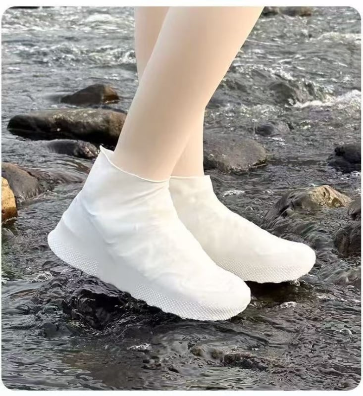 Покривала за обувки против дъжд и сняг, антихлъзгави, водоустойчиви, дебелени и износоустойчиви, материал: TPE, унисекс