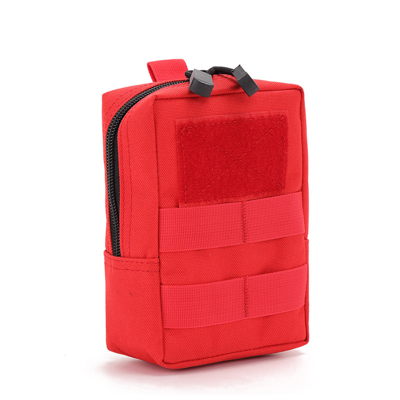 Molle taktička torbica za pas za otvorene sportove – Unisex, otporan poliester, jednobojni uzorak