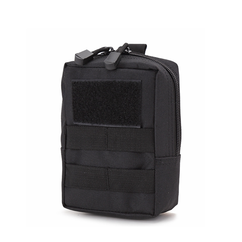 Molle taktička torbica za pas za otvorene sportove – Unisex, otporan poliester, jednobojni uzorak