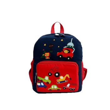Unisex ruksak za vrtić, motiv automobila, velik kapacitet, višenamjenski, najlonski
