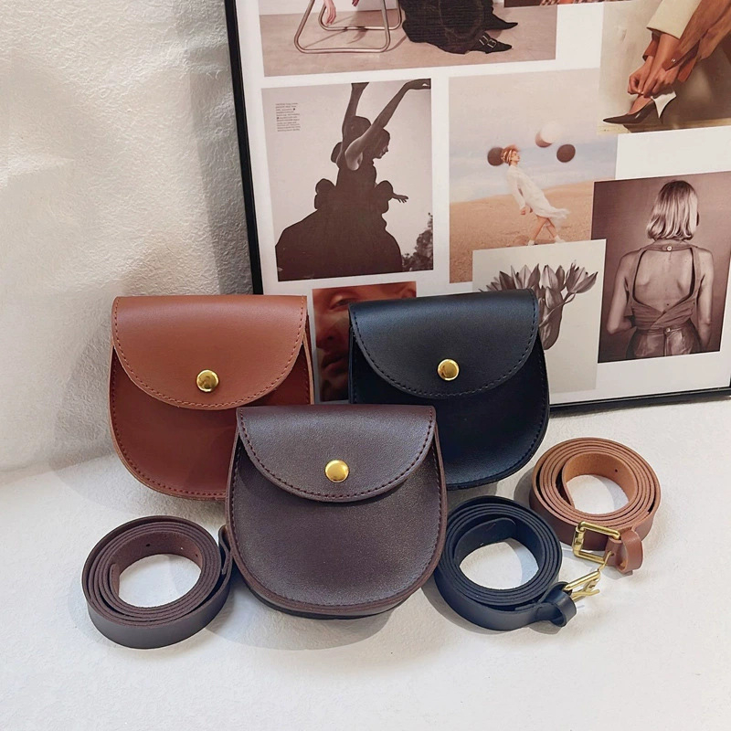 Dječja torbica za struk, retro stil, PU materijal, unisex, za osnovnu školu