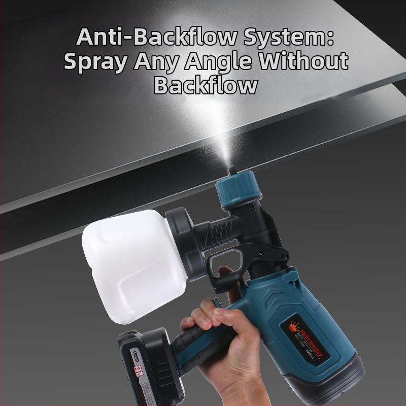 Mingsheng Nabíjateľný lítiový batériový elektrický striekací pištoľ, 900 ml nádrž, 1,8 mm tryska, 220 V, čistá hmotnosť 1,5 kg