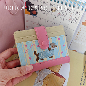 Dachshund piniginė – lengva ir plona, didelė talpa, karikatūrų modelis; PU medžiaga, pamušalas iš dirbtinės odos, atspari vandeniui, super lengva, pavasaris 2025