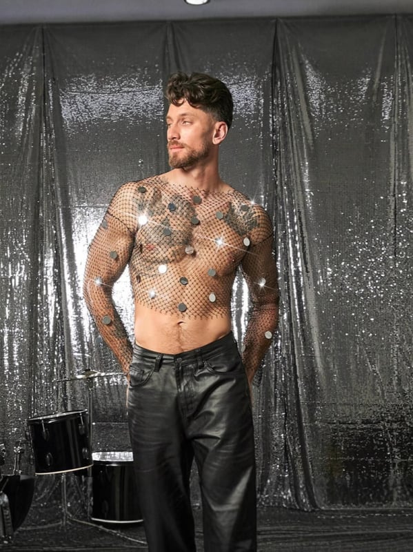 Nailonist tank-top, vaba lõikega, õhuke materjal, tänavustiil, kevad 2025