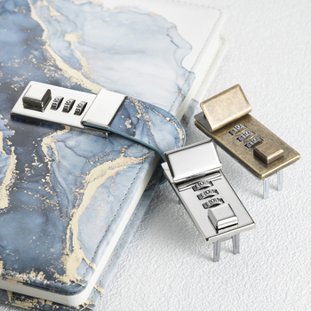 Háromjegyű kombinációs zár, cinkötvözet, modell FMMS01, Linglang hardware, poggyászhoz való zár