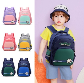 Torba za učenike u korejskom stilu, model 8116, uzorak životinja, Oxford tkanina, remen s zračnim jastučićem, za osnovnu školu