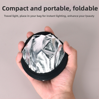 5-в-1 Фотографски отражател и сгъваем преносим панел за осветление, найлон, за всички условия