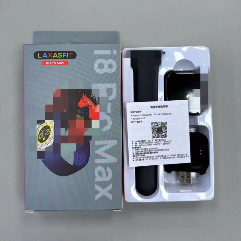 I8Promax S10 ceas inteligent cu apeluri Bluetooth, monitorizare sănătate ( ritm cardiac, tensiune arterială și saturația de oxigen), monitorizare somn, numărătoare de pași, afișaj TFT