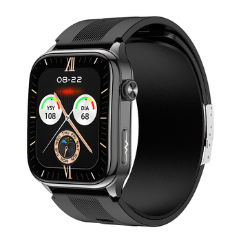 Ceas inteligent S101, afișaj AMOLED, ECG, măsurare tensiune arterială, monitorizare ritm cardiac, plăți NFC