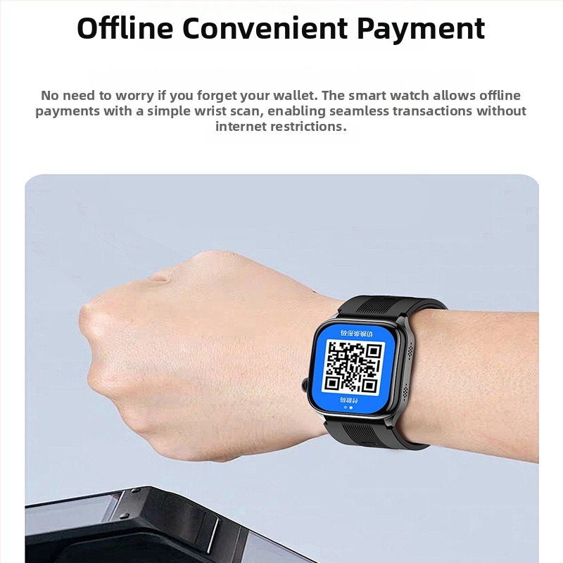 Ceas inteligent S101, afișaj AMOLED, ECG, măsurare tensiune arterială, monitorizare ritm cardiac, plăți NFC