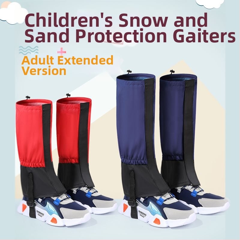 Gyerekek téli hóvédő lábszárvédők kültéri sétákhoz, hó- és homokvédő, Anyag: Fa; Stílus: mindennapi pihenés; Szezon: Tavasz