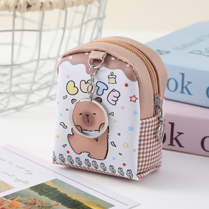 PU novčanik za kovanice s anime uzorkom, unisex INS-stil mini torbica za svakodnevnu upotrebu, ljeto 2024